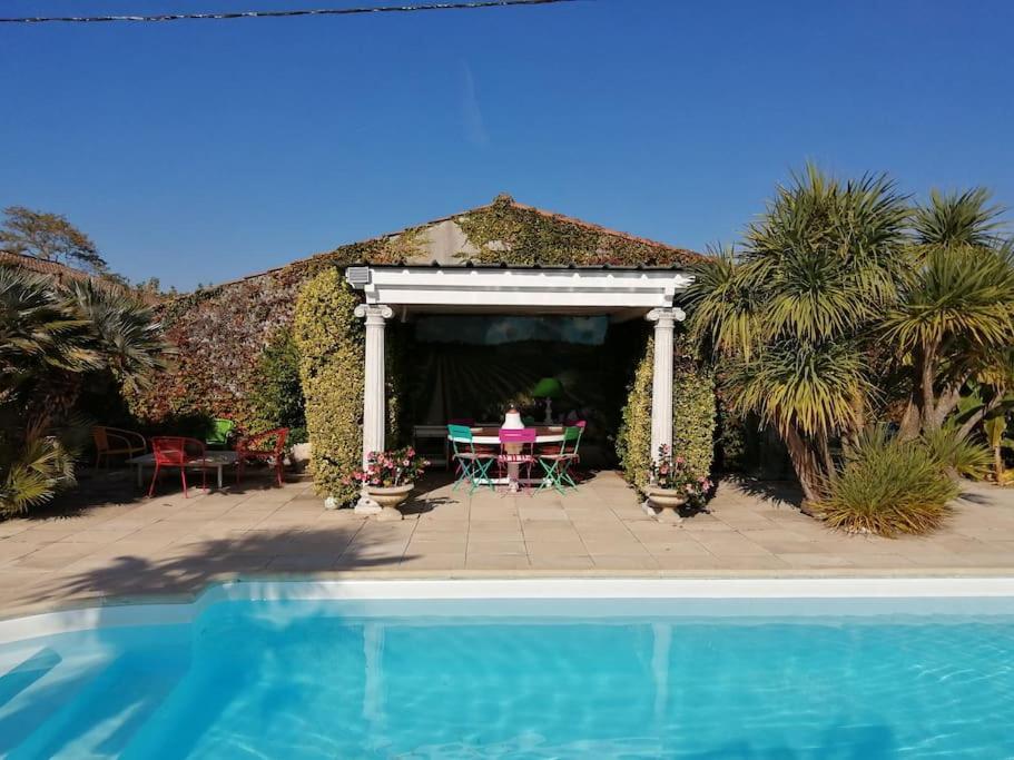 Villa Grand Communal, Piscine, 18Km De Bordeaux Ludon-Medoc Luaran gambar